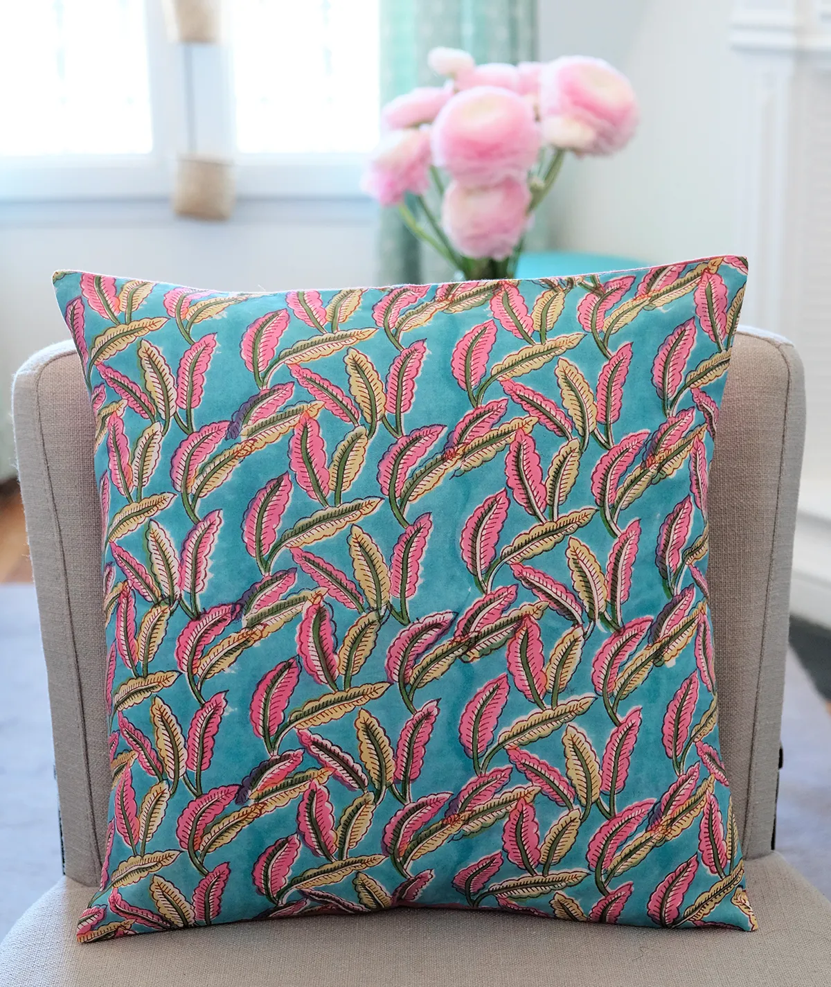 housse de coussin Joyti en coton indien
