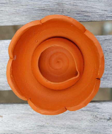 Diya lotus | lampe à huile indienne