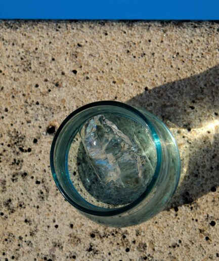 Verres tulipes recyclés