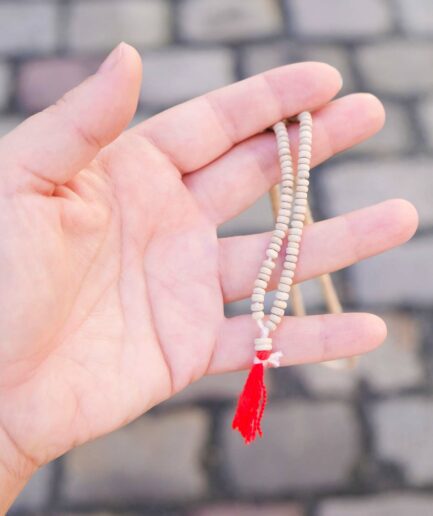 Collier indien en perles de bois